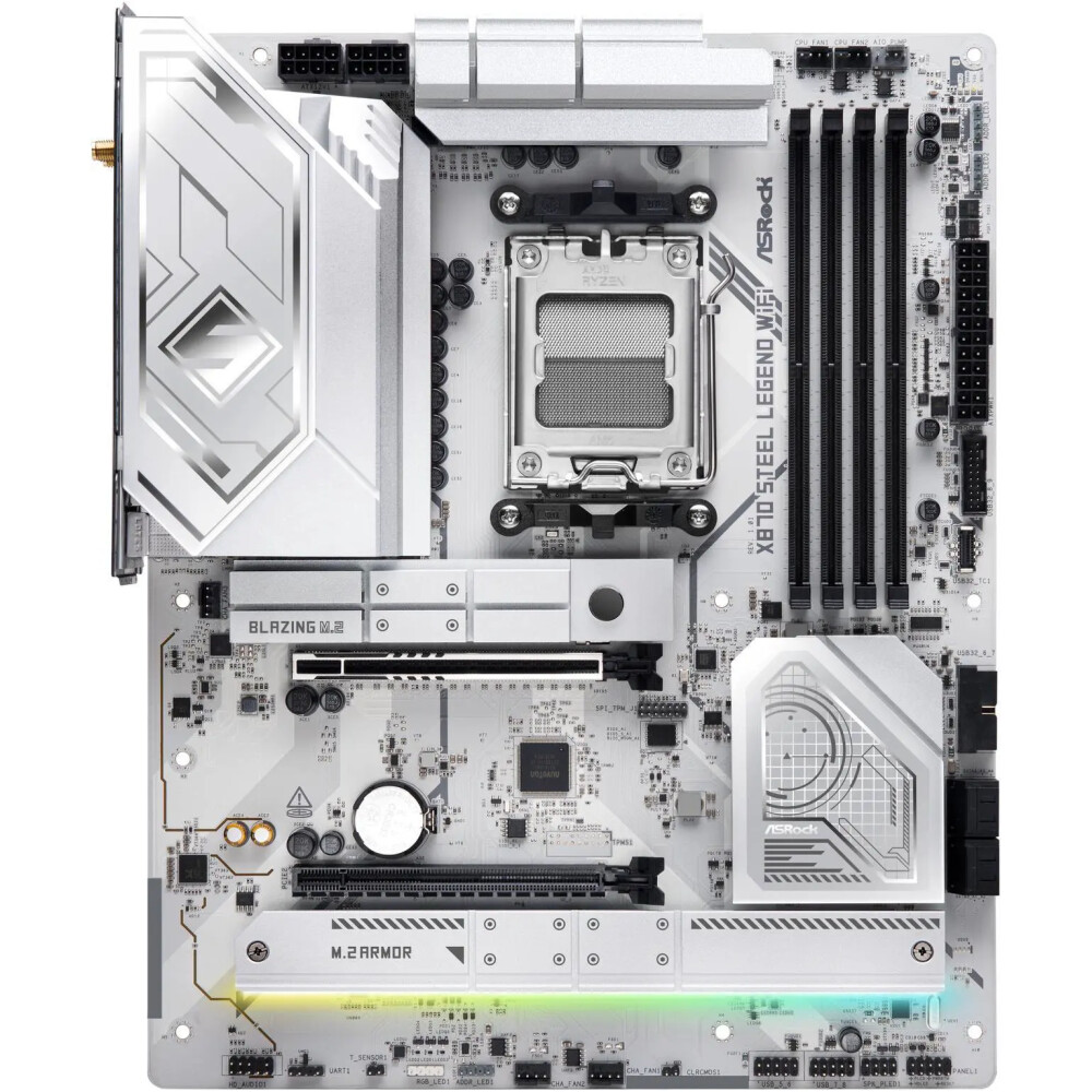 Motherboard ASRock X870 Steel Legend WiFi Socket AM5 ATX - Imagen 3