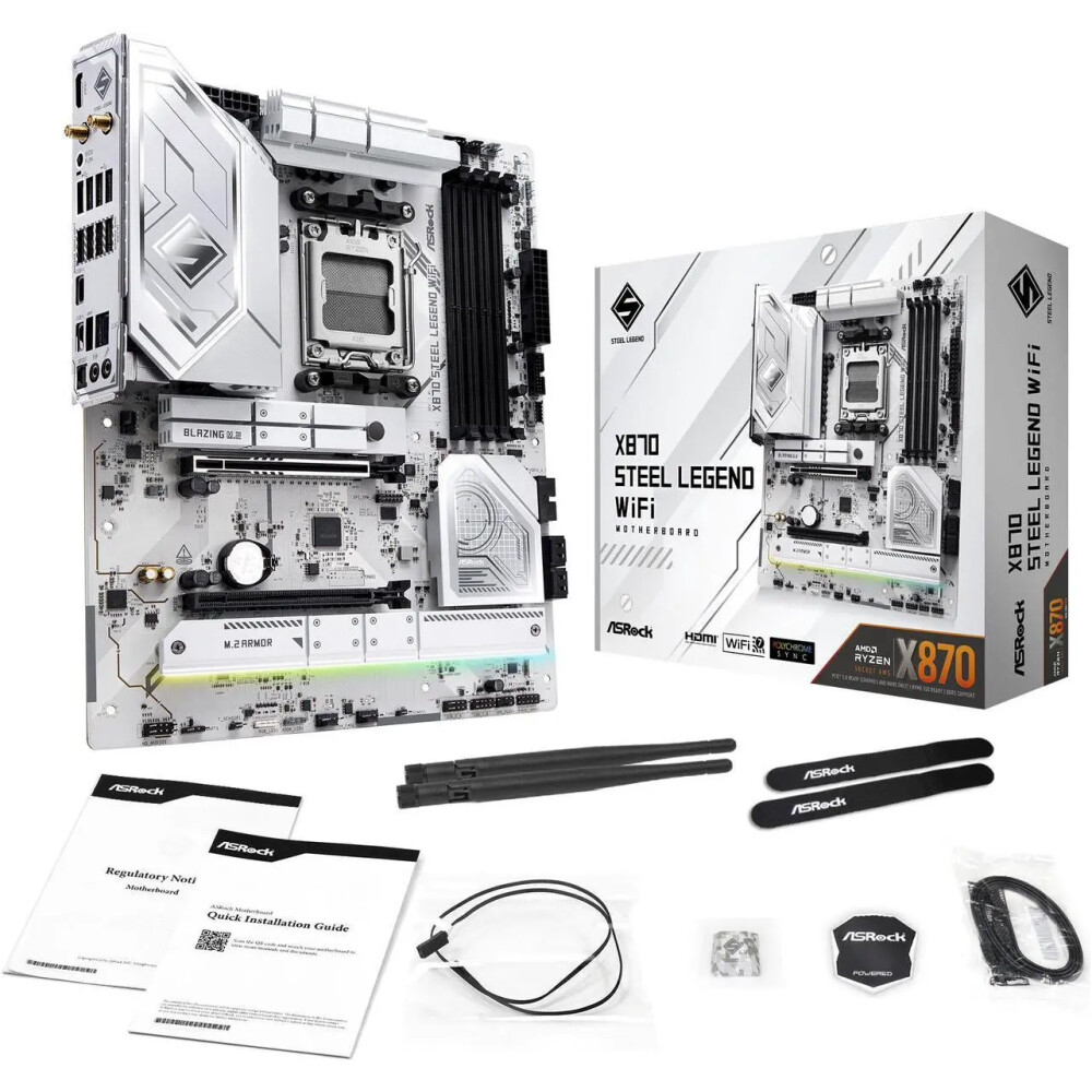 Motherboard ASRock X870 Steel Legend WiFi Socket AM5 ATX - Imagen 7