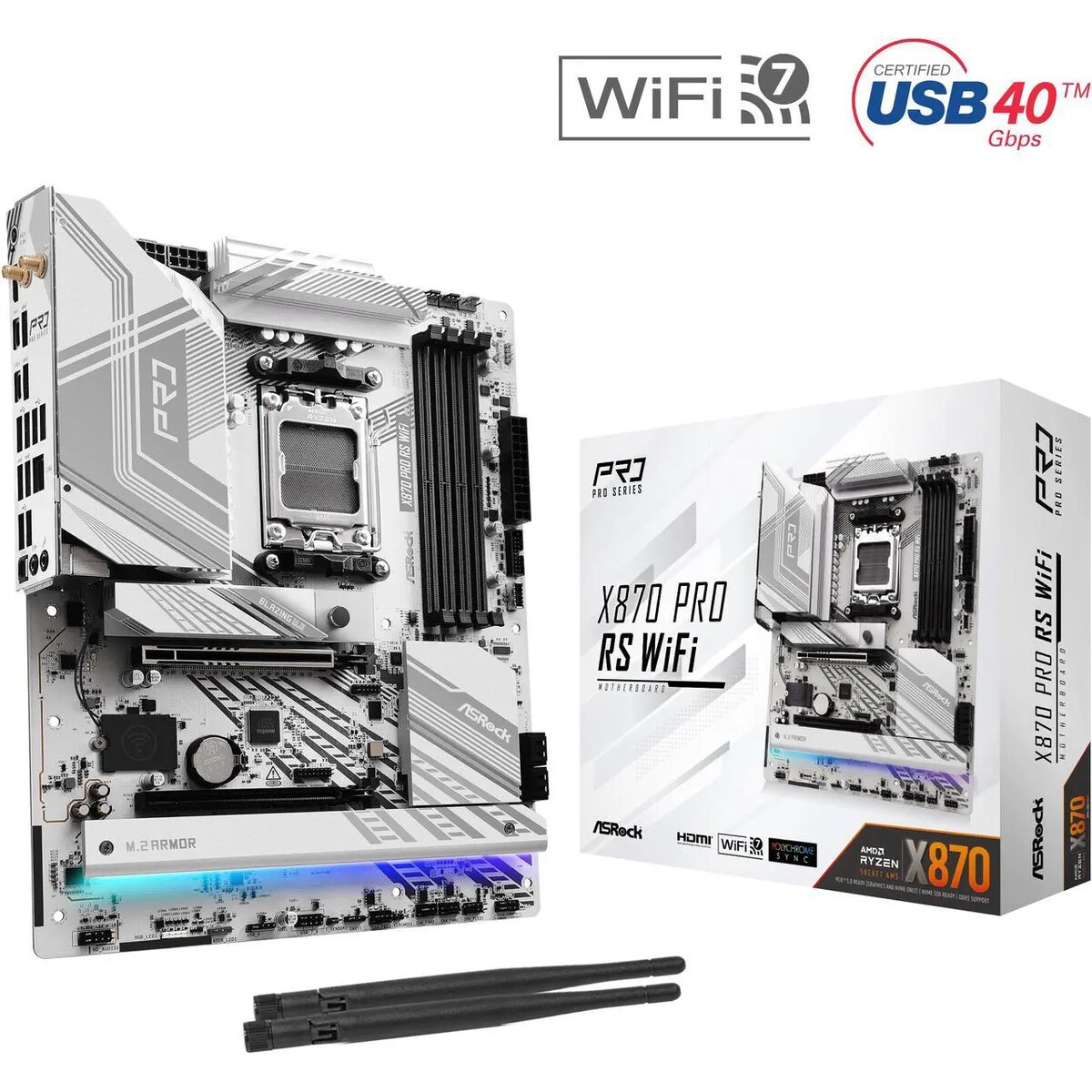 Motherboard ASRock X870 PRO RS WiFi AM5 ATX