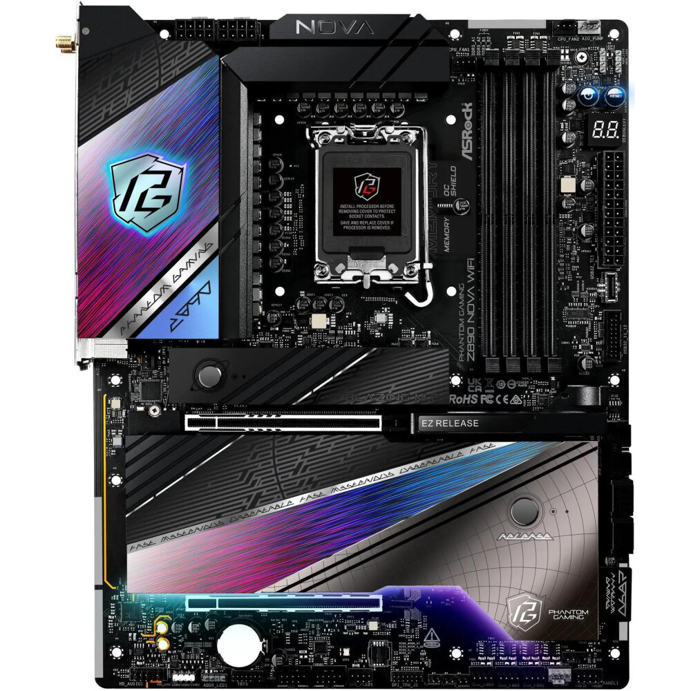Motherboard ASRock Z890 Nova WiFi Socket LGA1851 ATX - Imagen 2