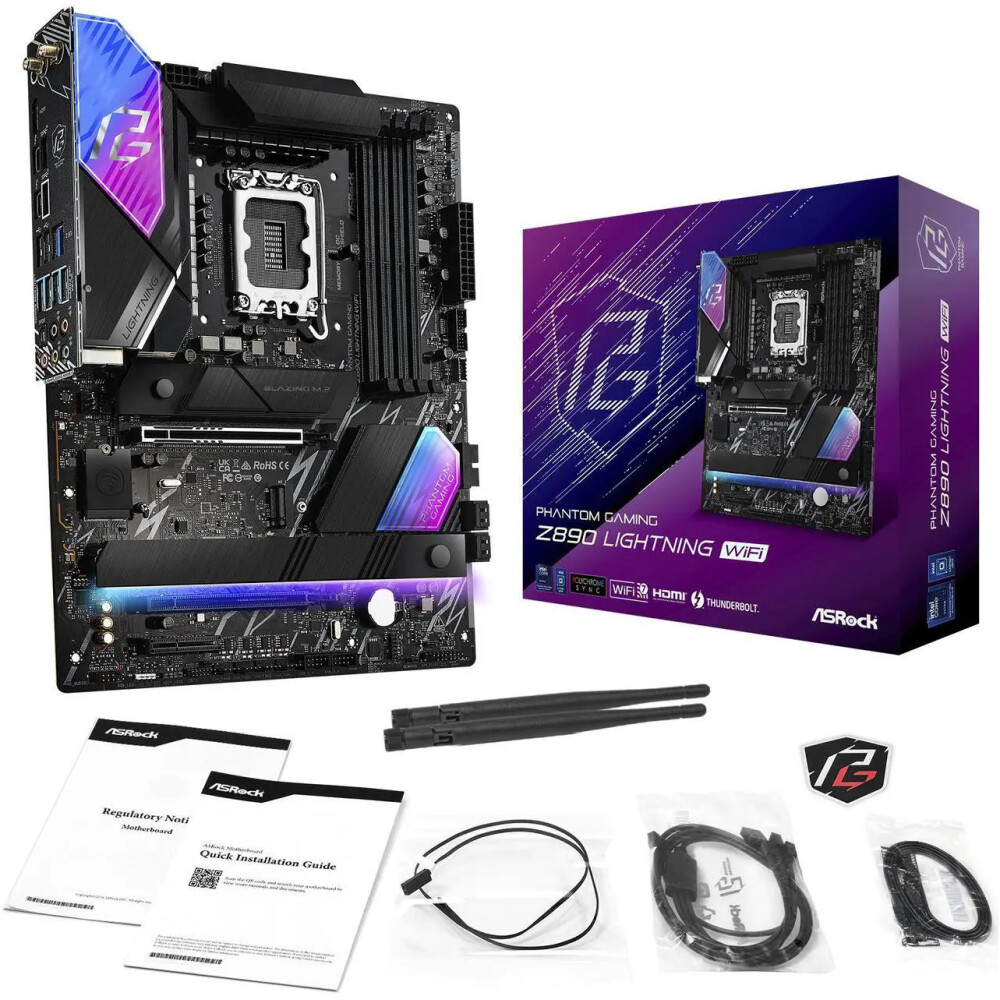 Motherboard ASRock Z890 Lightning WiFi Socket LGA1851 ATX - Imagen 8