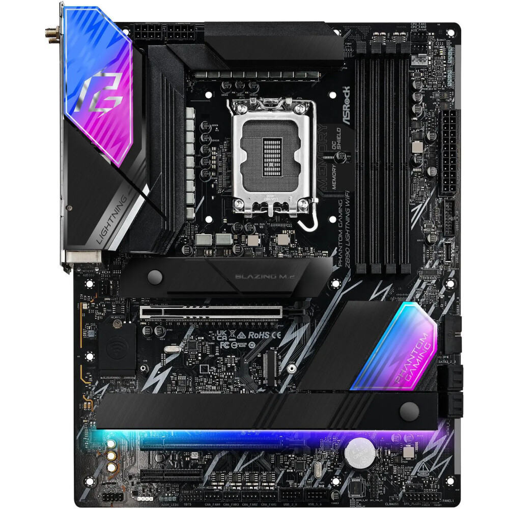 Motherboard ASRock Z890 Lightning WiFi Socket LGA1851 ATX - Imagen 6