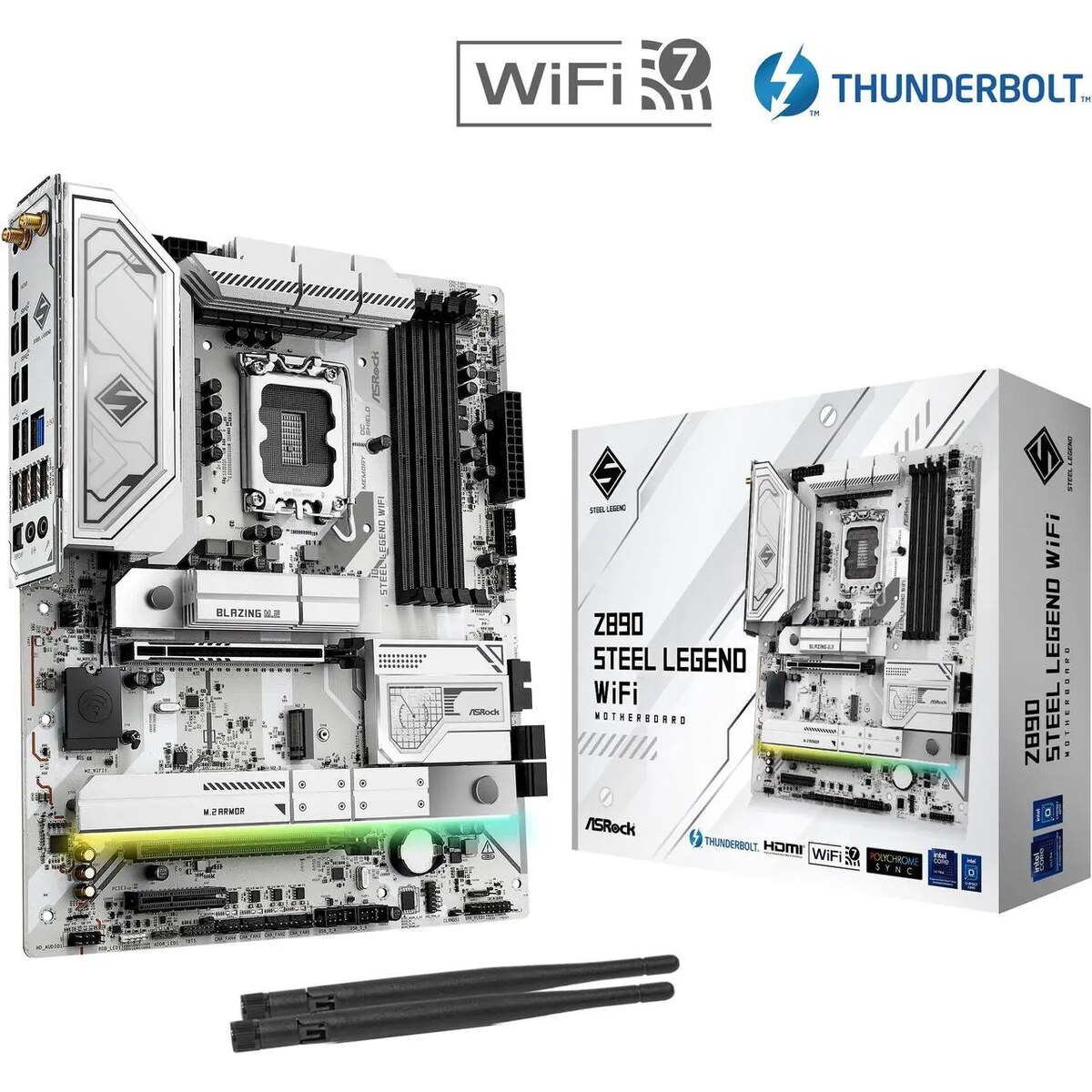Motherboard ASRock Z890 Steel Legend WiFi Socket LGA1851 ATX