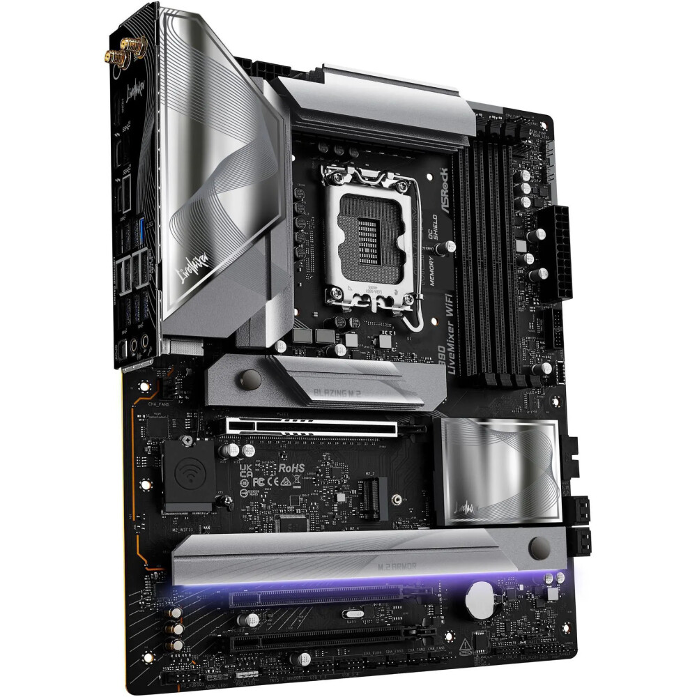 Motherboard ASRock Z890 LiveMixer WiFi Socket LGA1851 ATX - Imagen 3