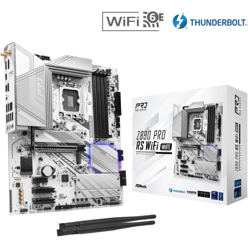 Motherboard ASRock Z890 Pro RS WiFi White Socket LGA1851 ATX