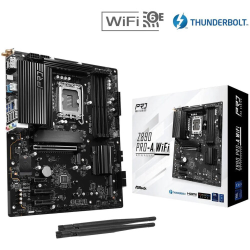 Motherboard ASRock Z890 Pro-A WiFi Socket LGA1851 ATX