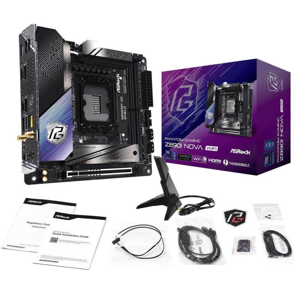 Motherboard ASRock Z890I Nova WiFi Socket LGA1851 Mini ITX - Imagen 11