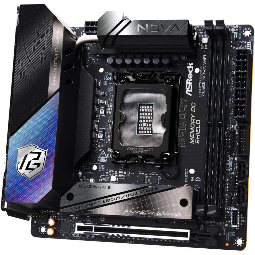Motherboard ASRock Z890I Nova WiFi Socket LGA1851 Mini ITX - Imagen 4