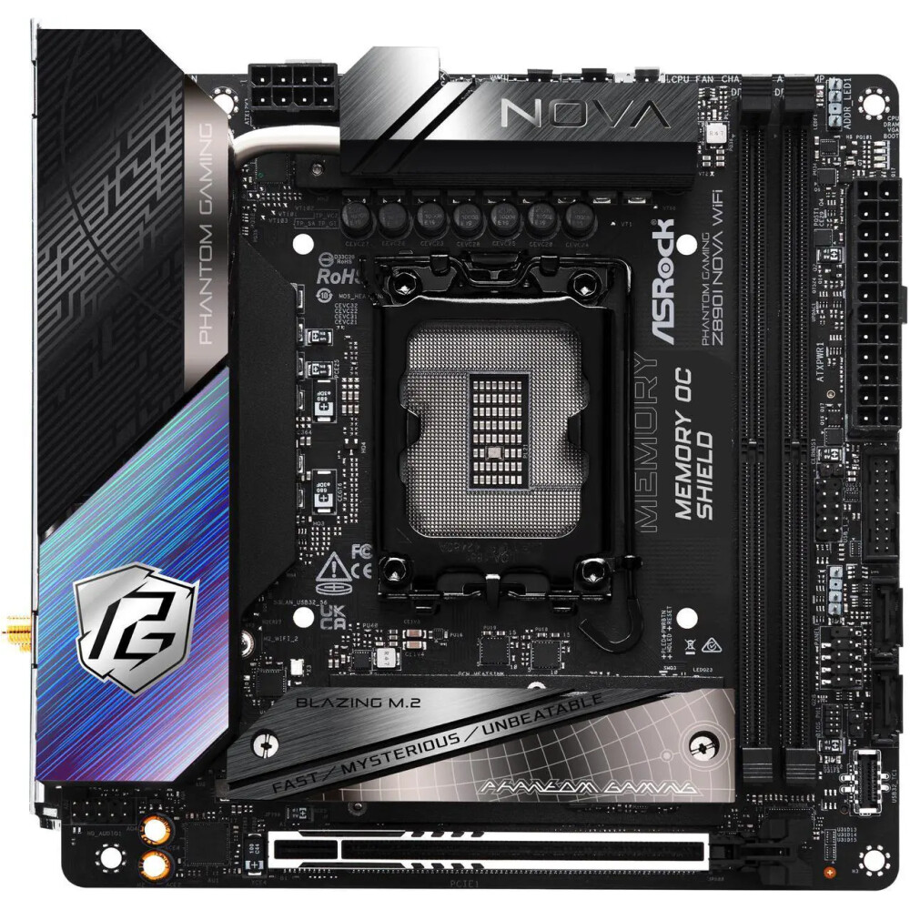 Motherboard ASRock Z890I Nova WiFi Socket LGA1851 Mini ITX - Imagen 2