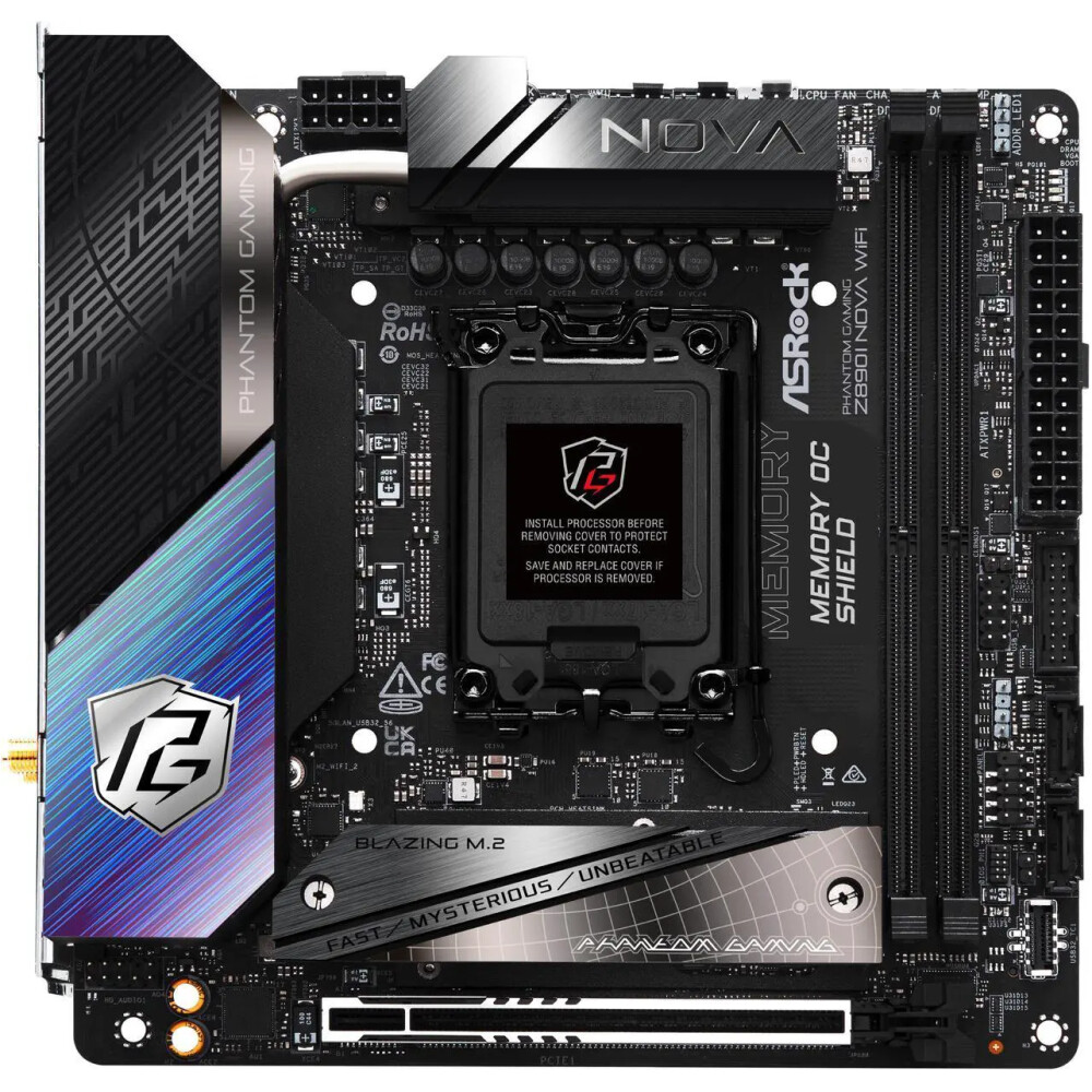 Motherboard ASRock Z890I Nova WiFi Socket LGA1851 Mini ITX - Imagen 3
