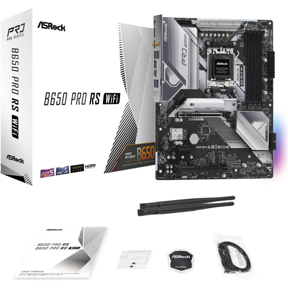 Motherboard ASRock B650 Pro RS WiFi Socket AM5 ATX - Imagen 8