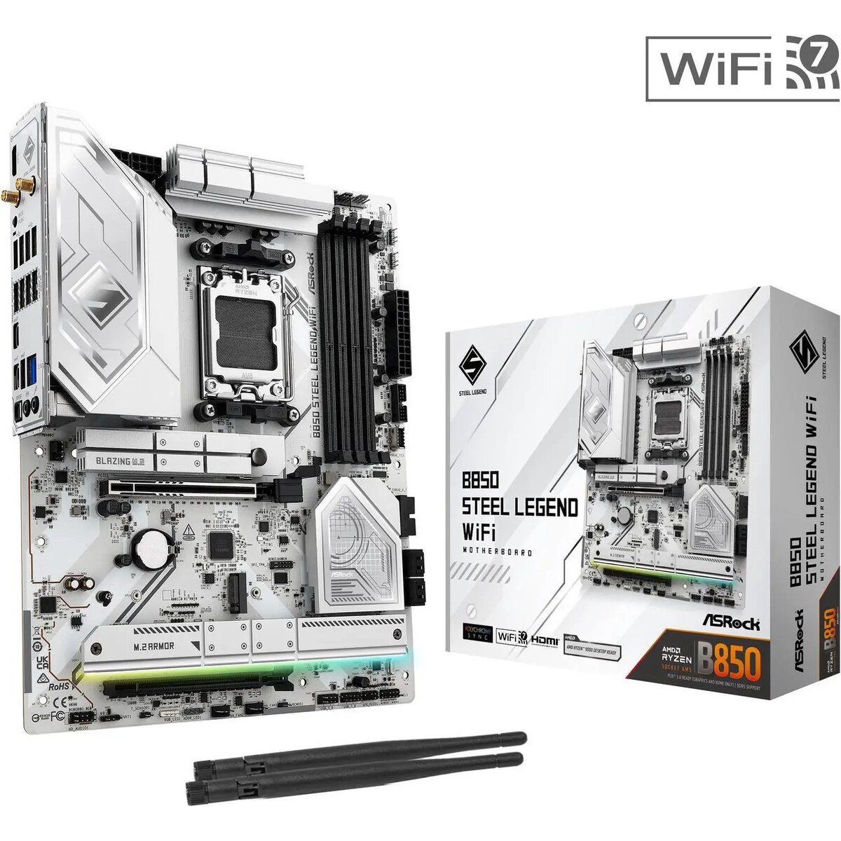 Motherboard ASRock B850 Steel Legend WiFi AM5 ATX