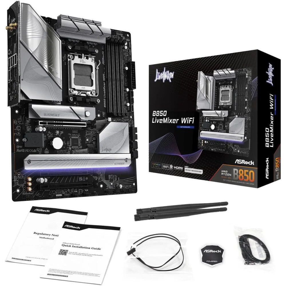 Motherboard ASRock B850 LiveMixer WiFi AM5 ATX - Imagen 8