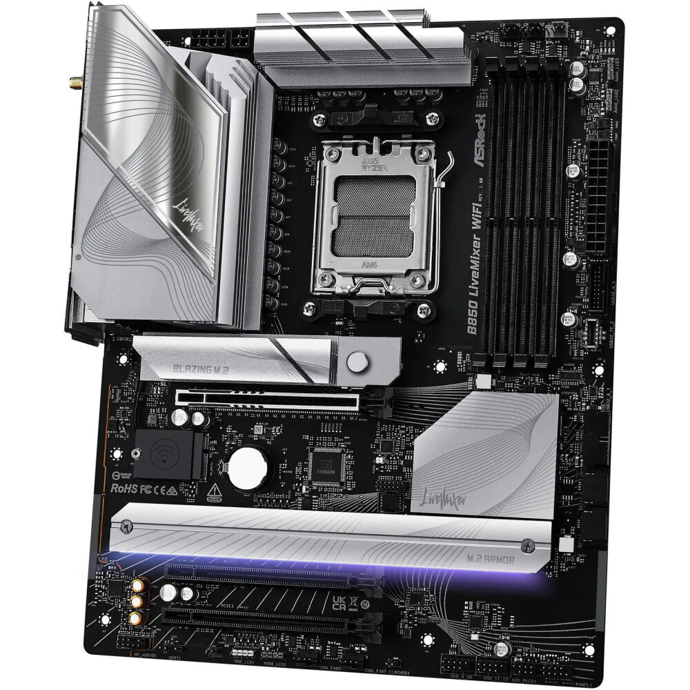 Motherboard ASRock B850 LiveMixer WiFi AM5 ATX - Imagen 4