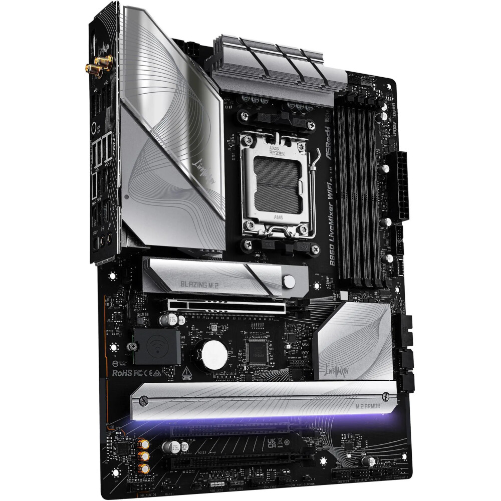 Motherboard ASRock B850 LiveMixer WiFi AM5 ATX - Imagen 5
