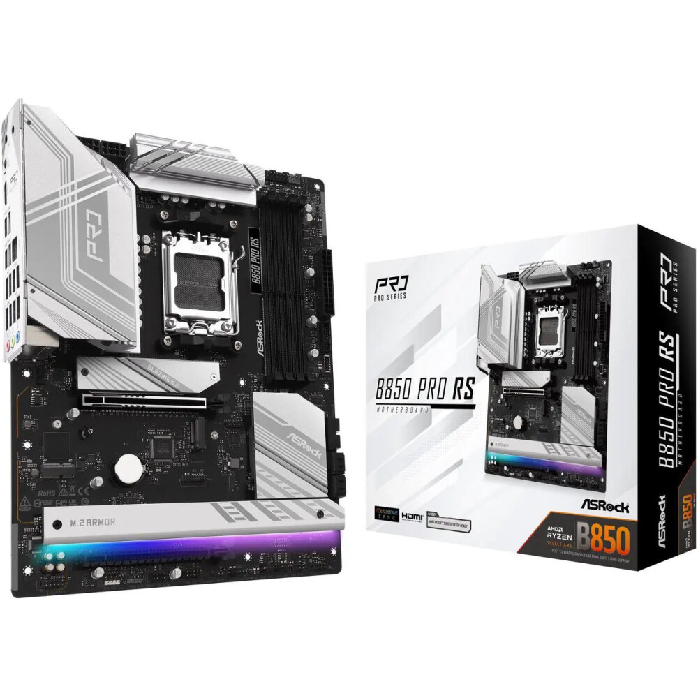 Motherboard ASRock B850 PRO RS Socket AM5 ATX - Imagen 1