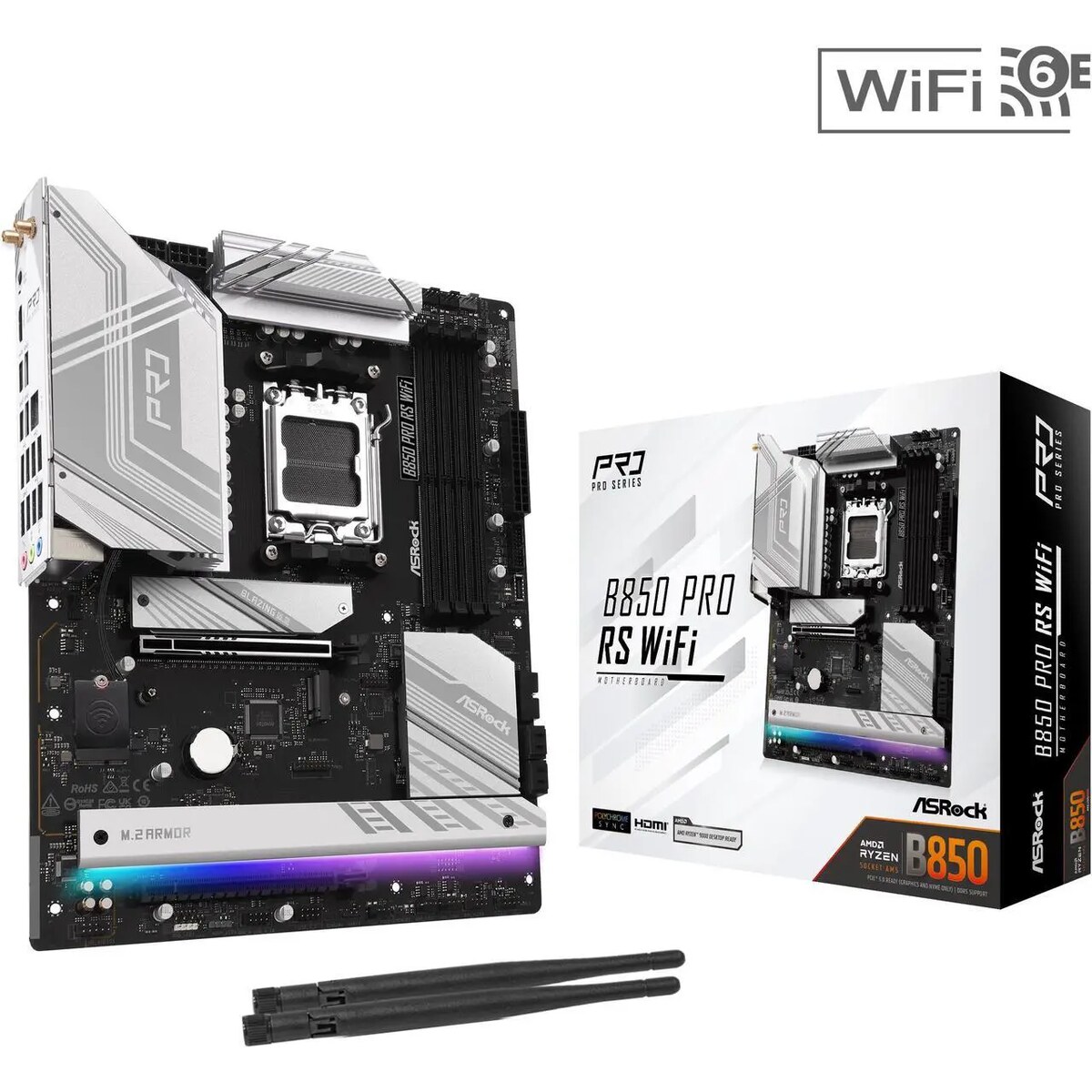 Motherboard ASRock B850 PRO RS WiFi AM5 ATX