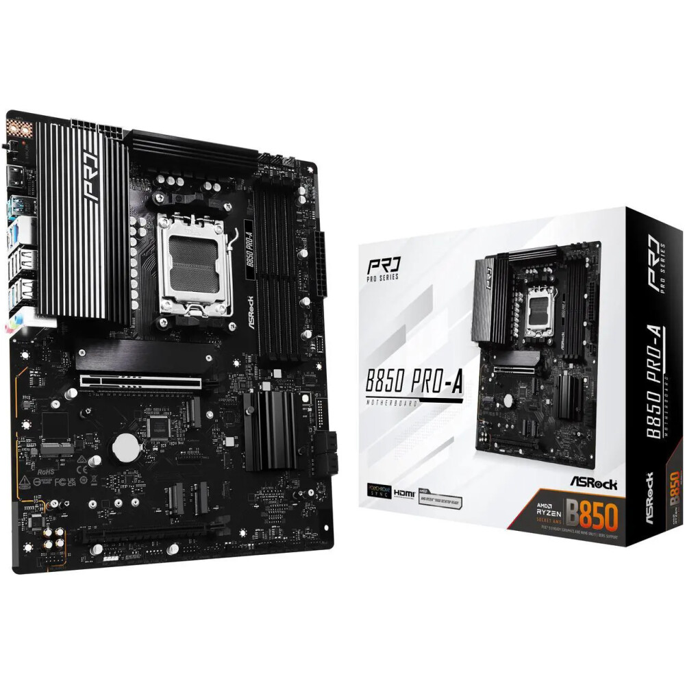 Motherboard ASRock B850 PRO-A Socket AM5 ATX - Imagen 1