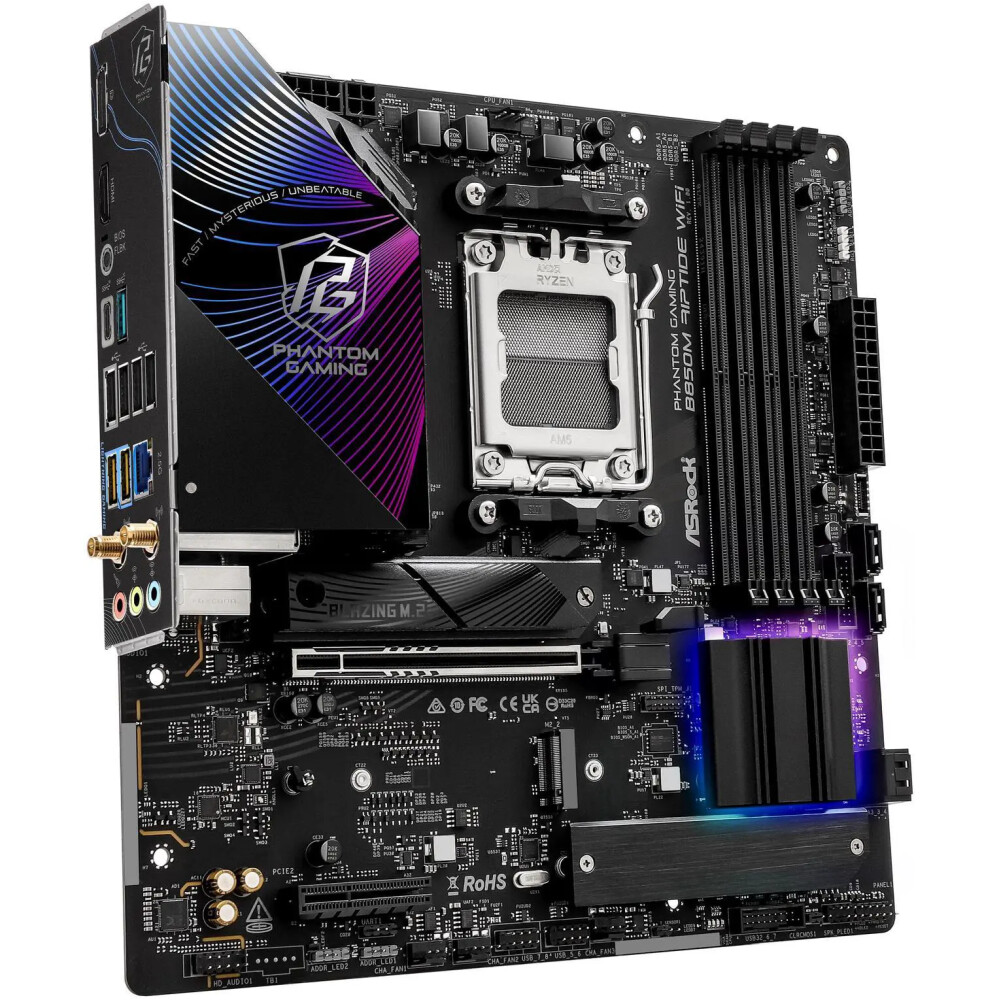 Motherboard ASRock B850M Riptide WiFi Socket AM5 Micro ATX - Imagen 6