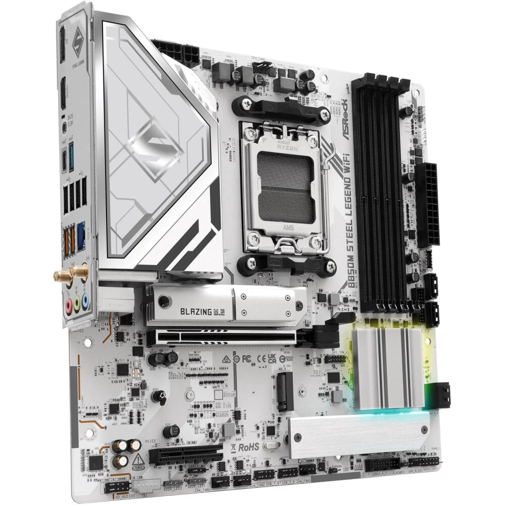 Motherboard ASRock B850M Steel Legend WiFi Socket AM5 Micro ATX - Imagen 5