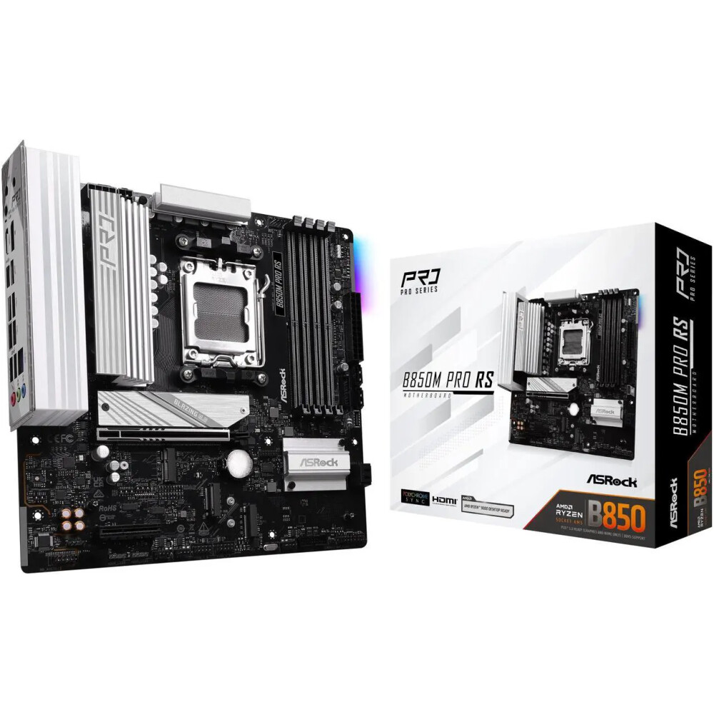 Motherboard ASRock B850M Pro RS Socket AM5 Micro ATX - Imagen 1
