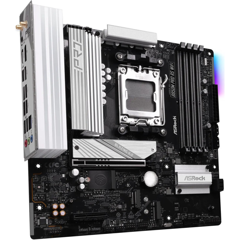 Motherboard ASRock B850M Pro RS WiFi Socket AM5 Micro ATX - Imagen 5