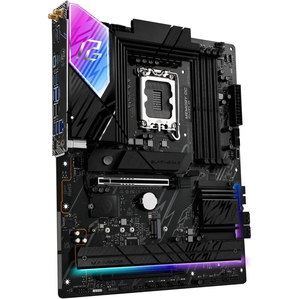 Motherboard ASRock Phantom Gaming B860 Lightning WiFi Socket LGA 1851 ATX - Imagen 2