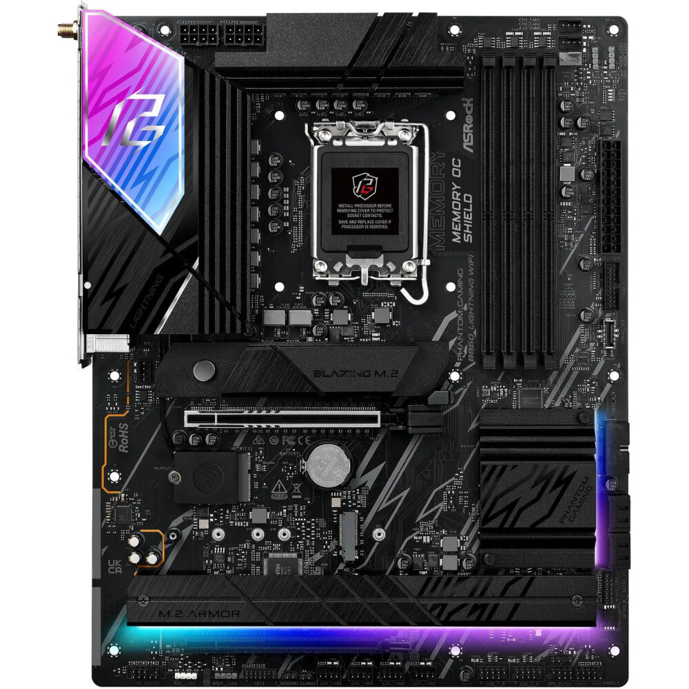 Motherboard ASRock Phantom Gaming B860 Lightning WiFi Socket LGA 1851 ATX - Imagen 5