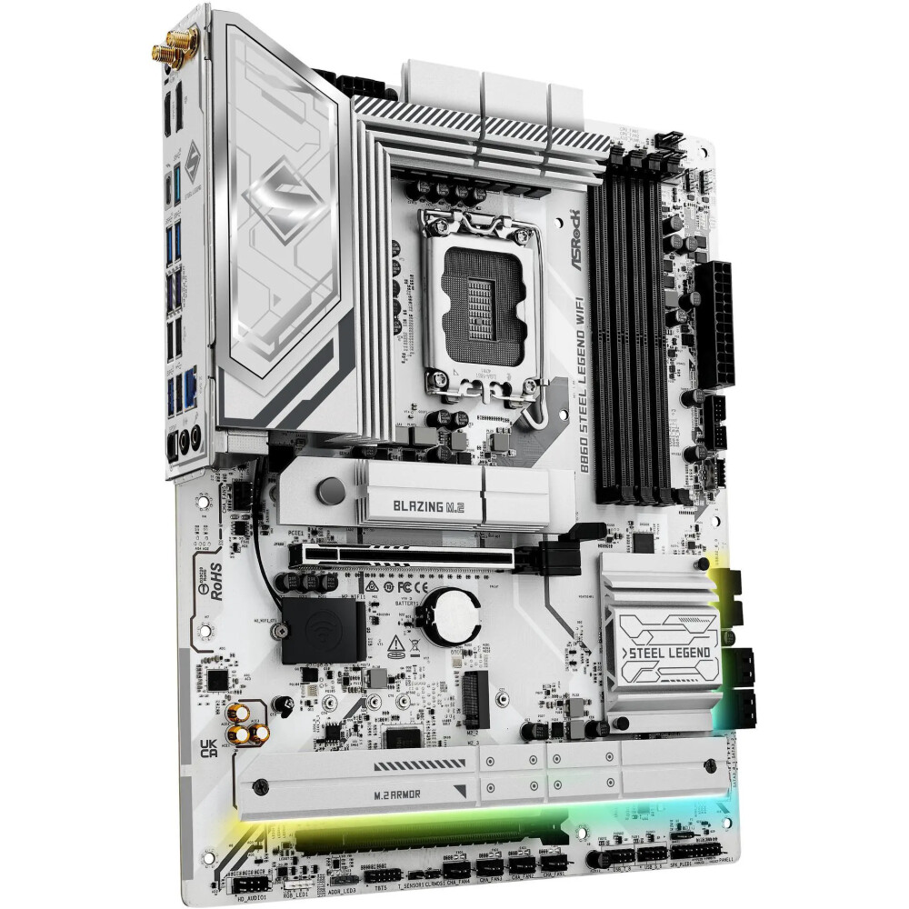 Motherboard ASRock B860 Steel Legend WiFi Socket LGA 1851 ATX - Imagen 5