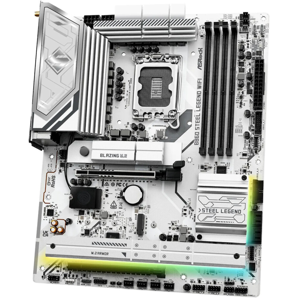 Motherboard ASRock B860 Steel Legend WiFi Socket LGA 1851 ATX - Imagen 4