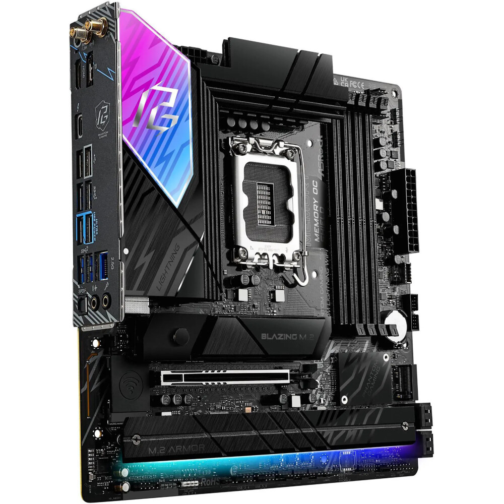 Motherboard ASRock B860M Lightning WiFi Socket LGA 1851 Micro ATX - Imagen 4
