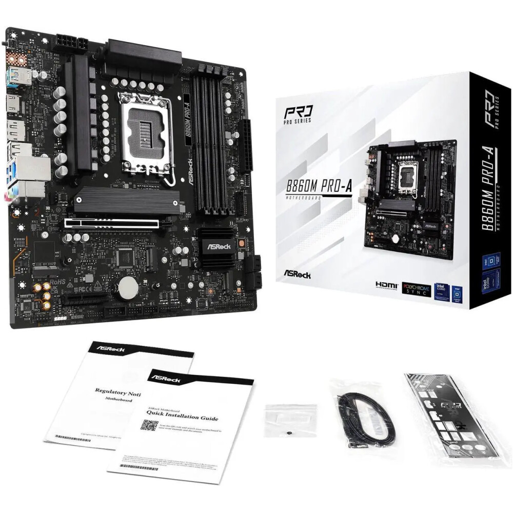 Motherboard ASRock B860M Pro-A Socket LGA 1851 Micro ATX - Imagen 8
