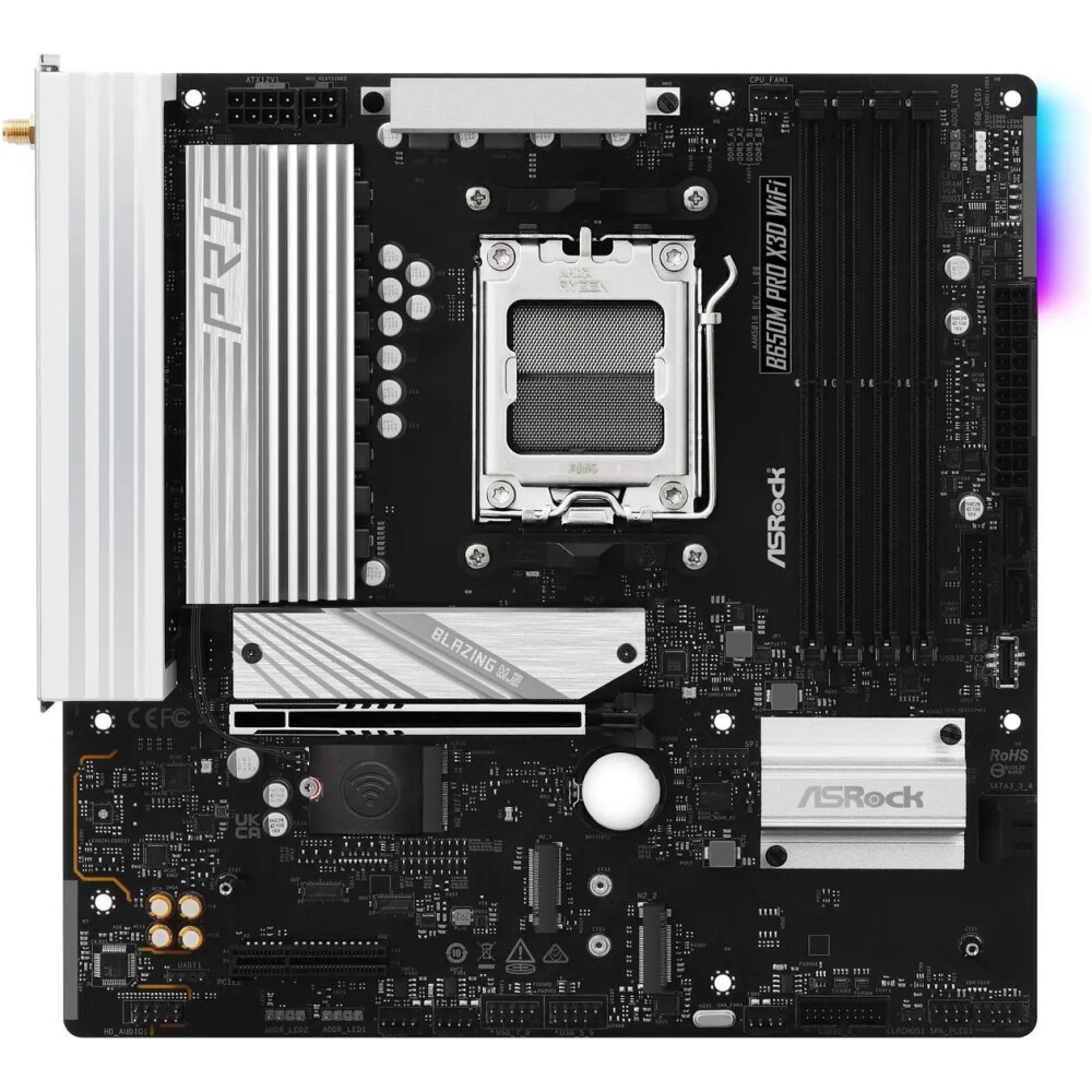 Motherboard ASRock B650M Pro x3D RS WiFi Socket AM5 Micro ATX - Imagen 5