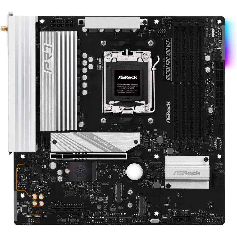 Motherboard ASRock B650M Pro x3D RS WiFi Socket AM5 Micro ATX - Imagen 6