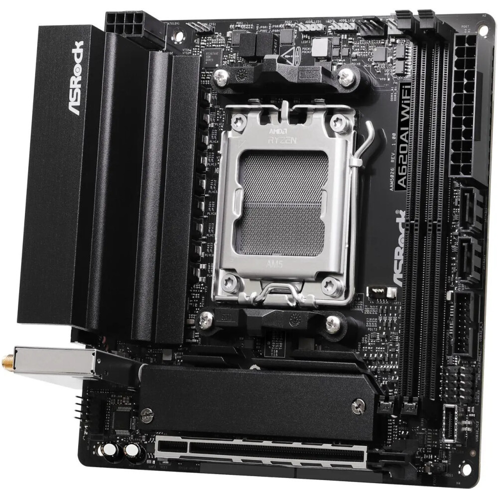 Motherboard ASRock A620AI WiFi Socket AM5 Mini ITX - Imagen 2