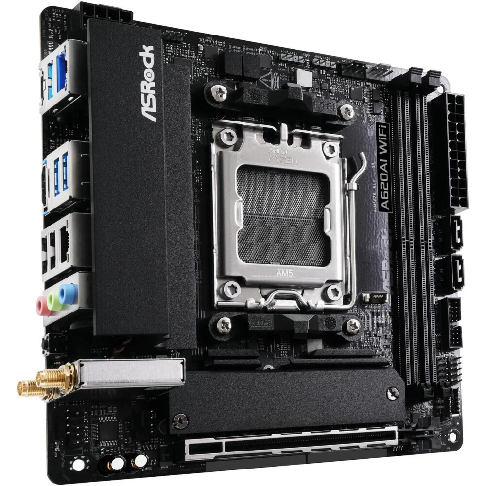 Motherboard ASRock A620AI WiFi Socket AM5 Mini ITX - Imagen 3