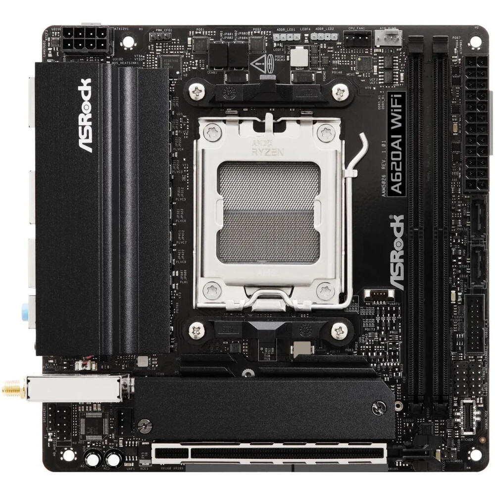 Motherboard ASRock A620AI WiFi Socket AM5 Mini ITX - Imagen 4