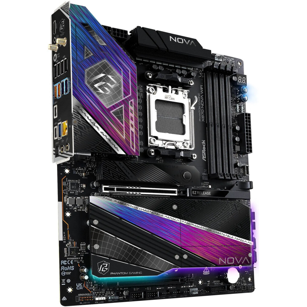 Motherboard ASRock X870 Nova WiFi Socket AM5 ATX - Imagen 7