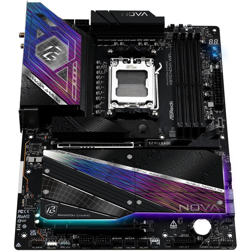 Motherboard ASRock X870 Nova WiFi Socket AM5 ATX - Imagen 8
