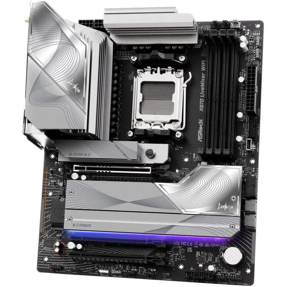 Motherboard ASRock X870 LiveMixer WiFi AM5 ATX - Imagen 6