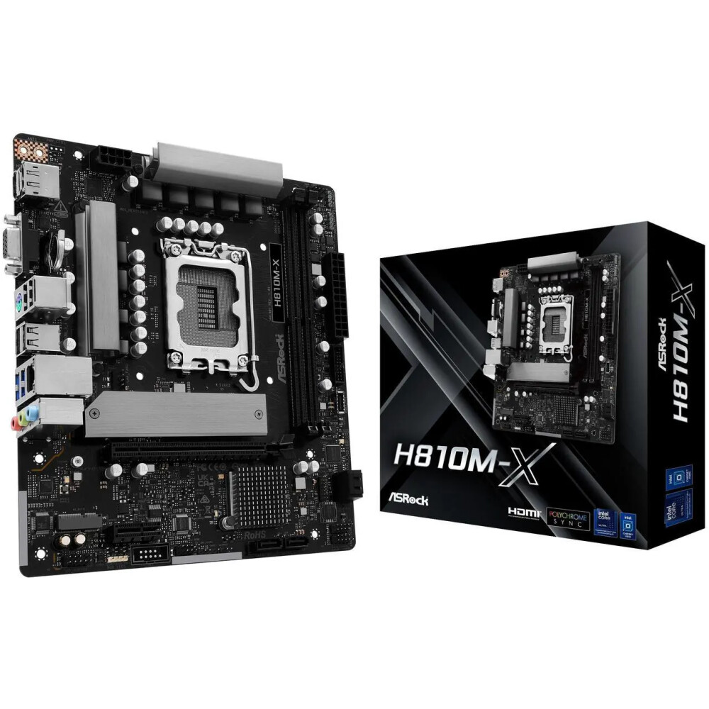 Motherboard ASRock H810M-X Socket LGA 1851 Micro ATX - Imagen 7