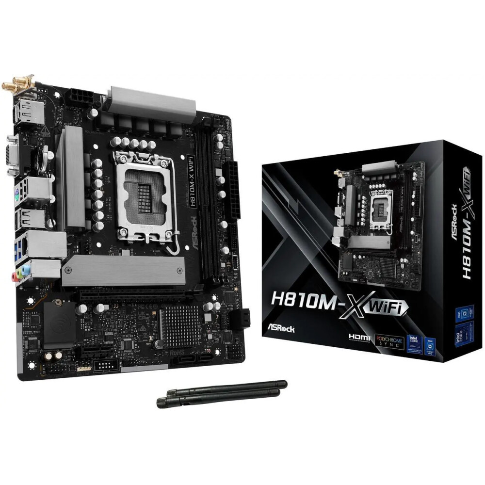 Motherboard ASRock H810M-X WIFI Socket LGA 1851 Micro ATX - Imagen 7