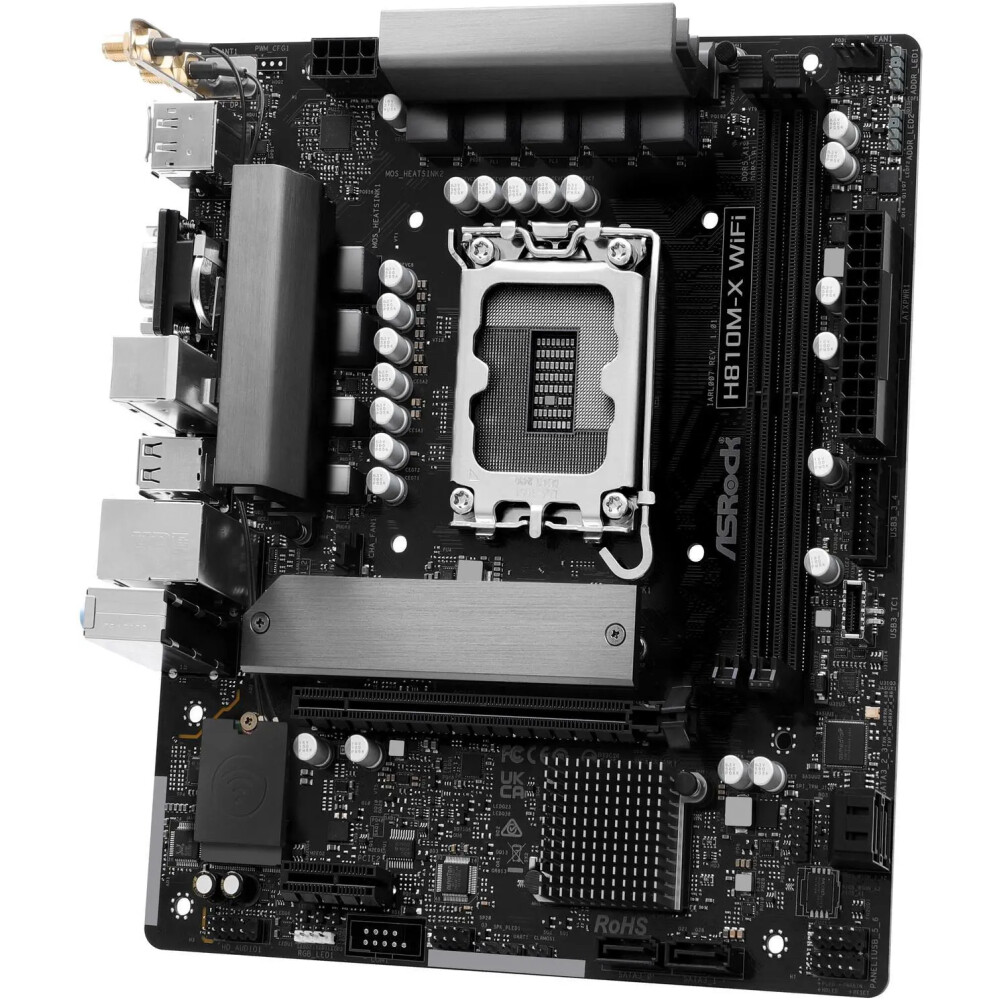 Motherboard ASRock H810M-X WIFI Socket LGA 1851 Micro ATX - Imagen 6
