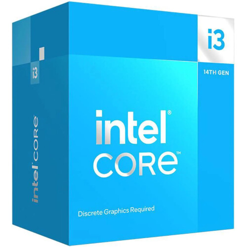 Procesador Intel Core i3-14100F - Raptor Lake 4-Core 3.5 GHz - Socket LGA 1700 - 58W