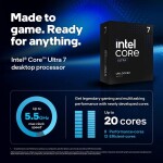 Procesador Intel Core Ultra 7 265K – Arrow Lake 20-Core 4.0 GHz – Socket LGA1851 – 125W - Imagen 3