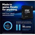 Procesador Intel Core Ultra 5 245KF – Arrow Lake 14-Core 4.2 GHz – Socket LGA1851 – 125W - Imagen 3