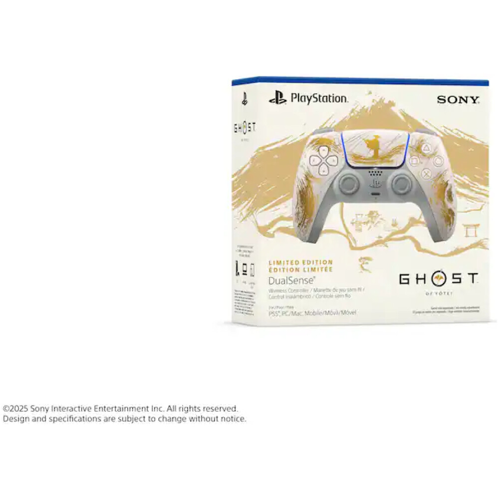 Control Inalámbrico PlayStation 5 DualSense Ghost of Yōtei Gold Limited Edition Bundle - Imagen 2