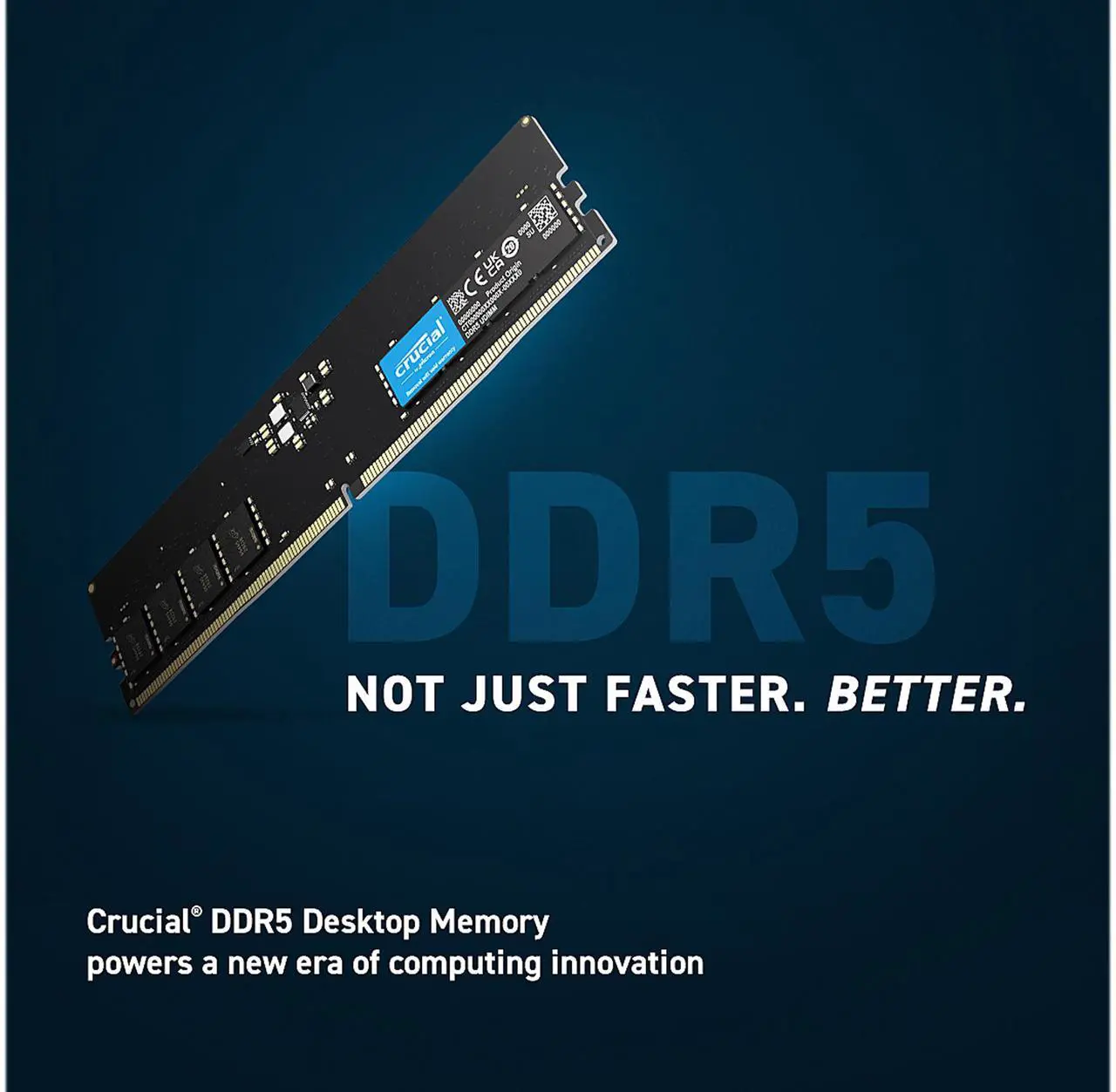 20-156-284-V06.webp Memoria RAM Crucial 16GB (1 x 16GB) 288-Pin DDR5 5600 MHz CL46 - Imagen 7