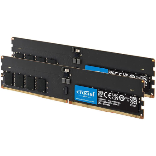 Memoria RAM Crucial CUDIMM 64GB (2 x 32GB) 288-Pin PC RAM DDR5 6400 MHz CL52
