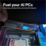 Memoria RAM Crucial CUDIMM 64GB (2 x 32GB) 288-Pin PC RAM DDR5 6400 MHz CL52 - Imagen 6